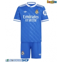 Maglie da calcio Real Madrid Jude Bellingham #5 Terza Maglia Bambino 2025-26 Manica Corta (+ Pantaloni corti)
